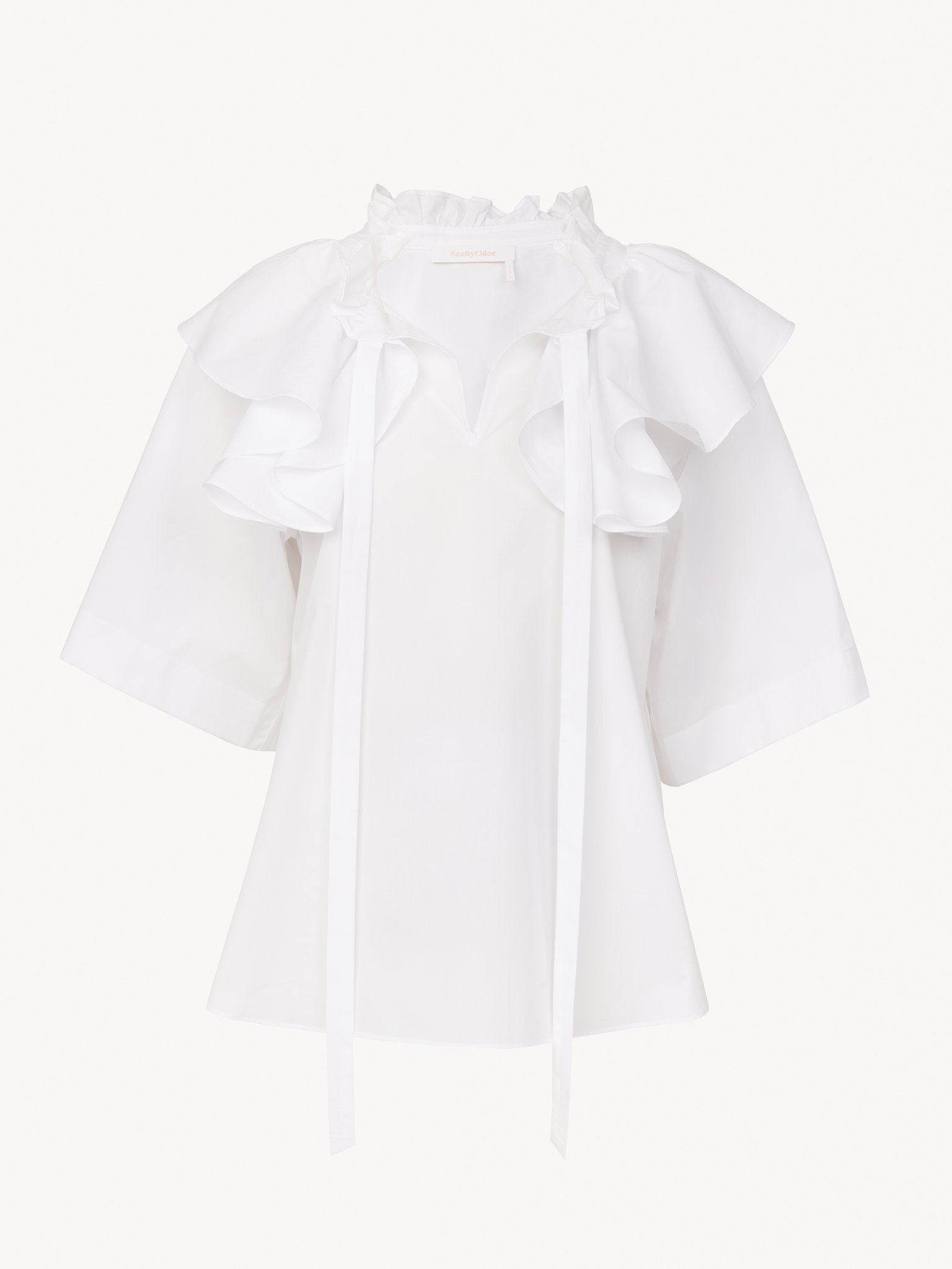 SHORT-SLEEVE BLOUSE - 4