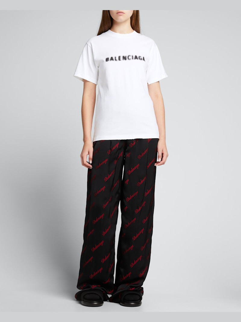 Blurry Logo Jersey T-Shirt 1