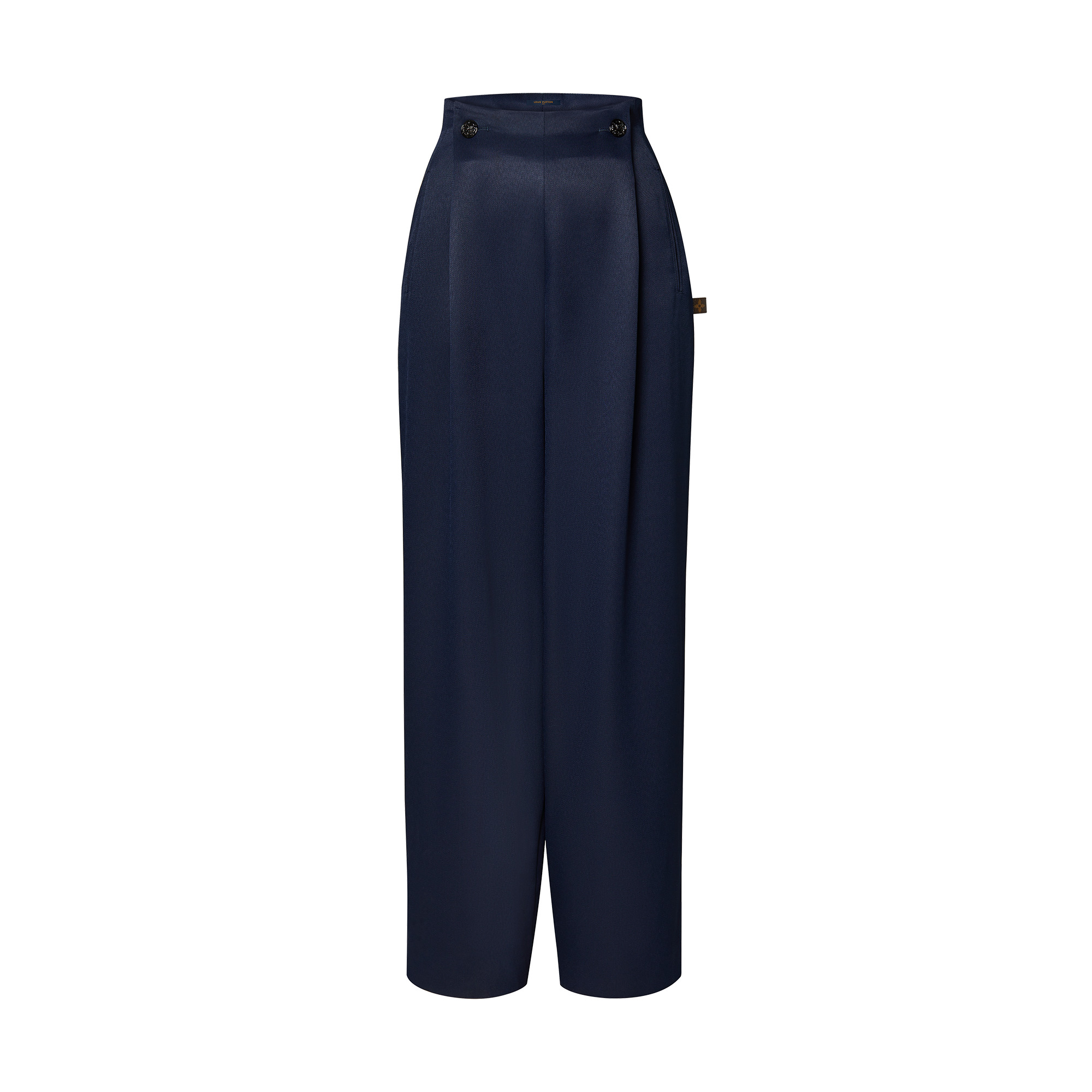 Wool Twill Dart Pants - 1