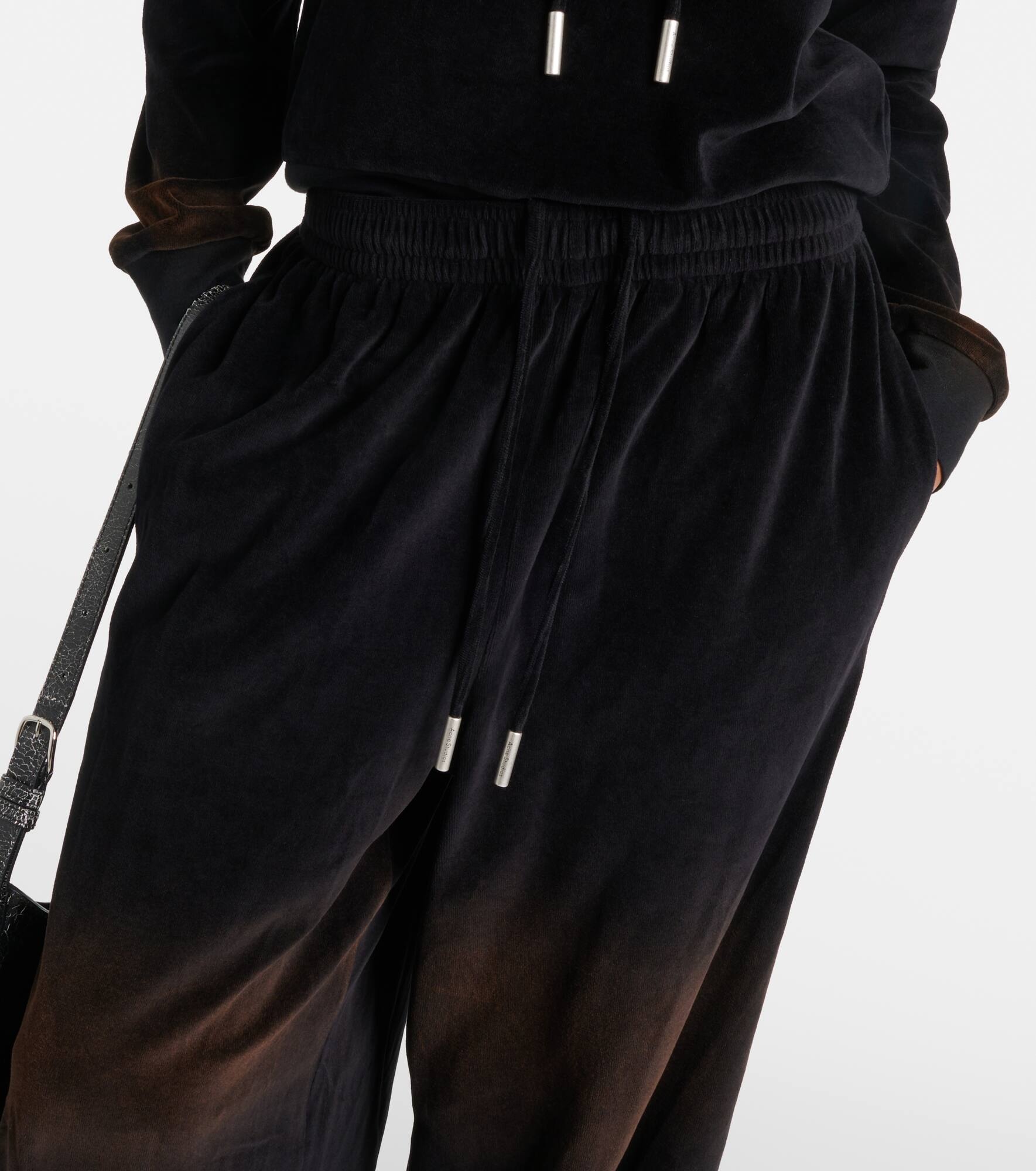Cotton-blend track pants - 4