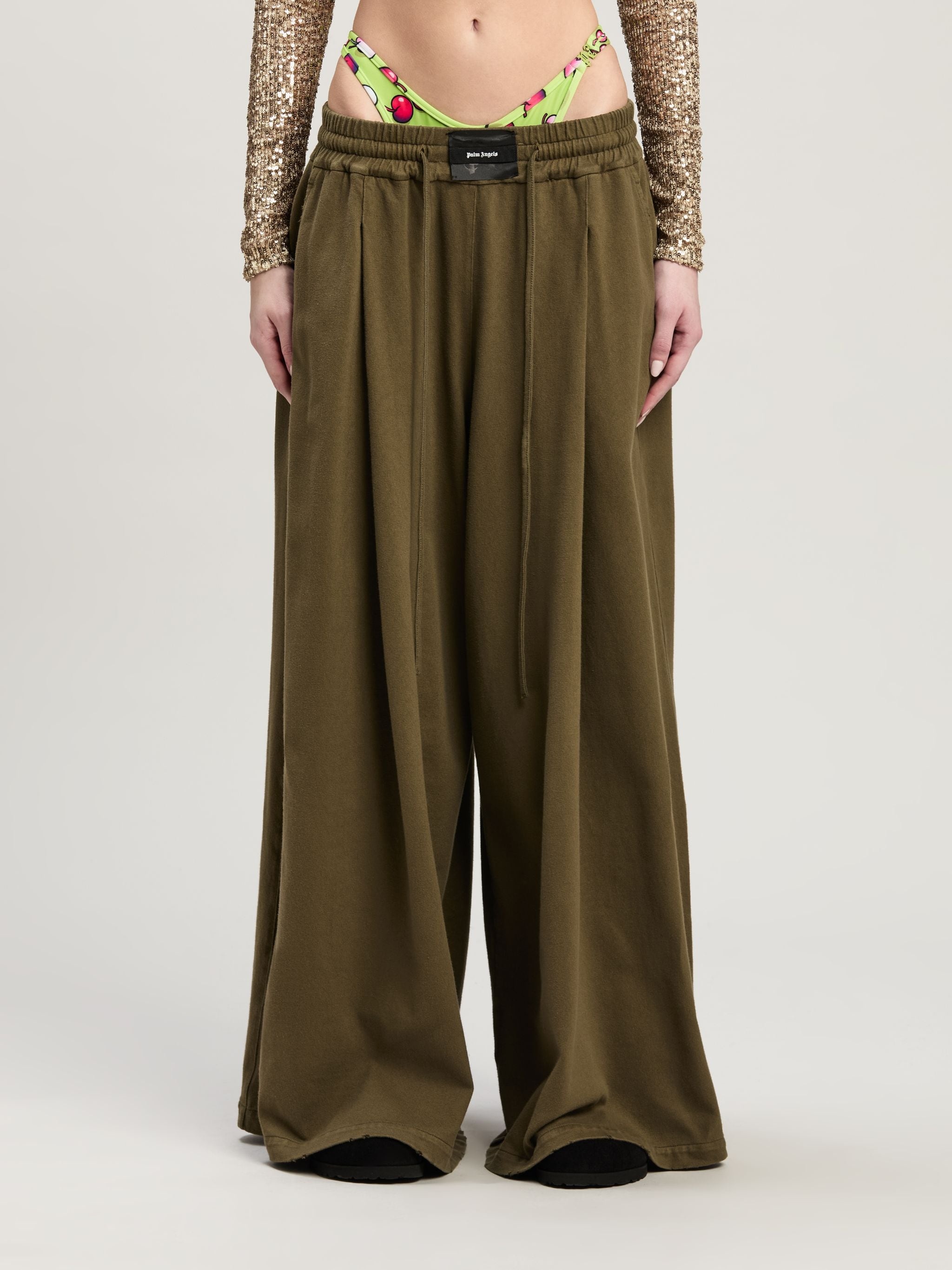 Monogram Wide Leg Sweatpants - 3
