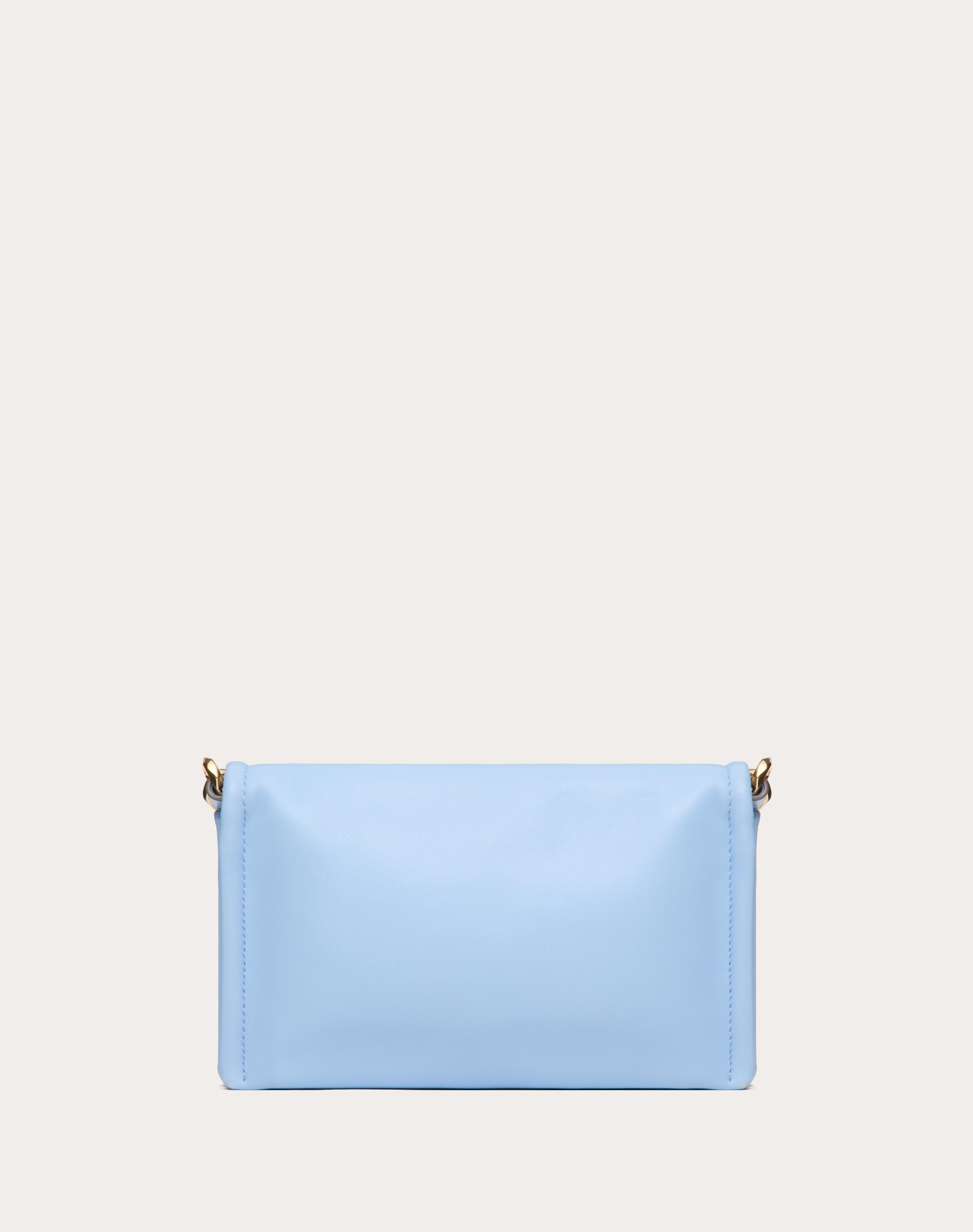 VLOGO CHAIN CLUTCH BAG IN NAPPA LEATHER WITH CHAIN - 3