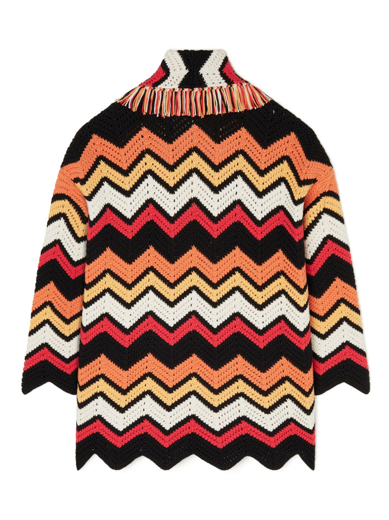 Kaleidoscopic Chevron Cardigan 3