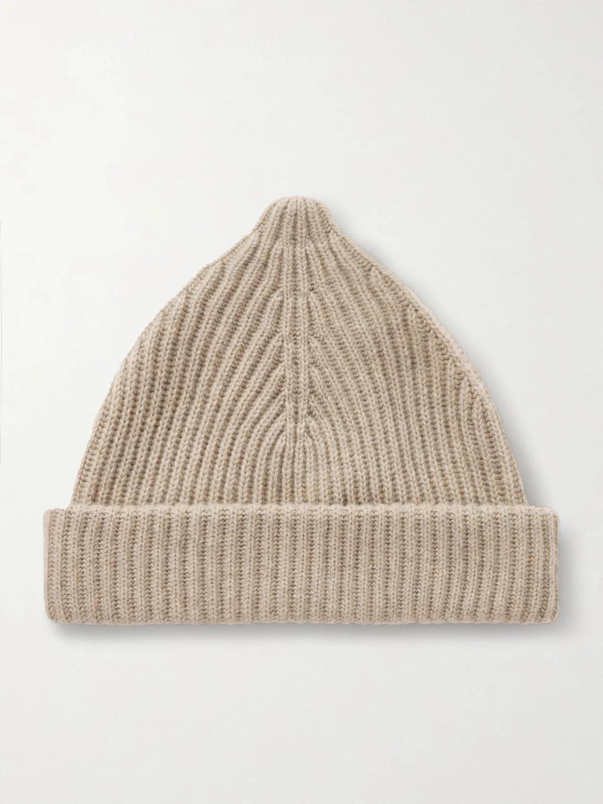 Juniper Ribbed Cashmere Beanie - 1