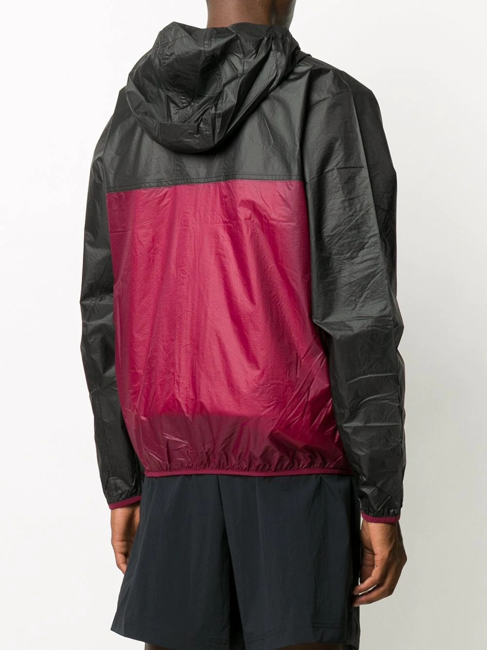 bi-colour windbreaker - 4