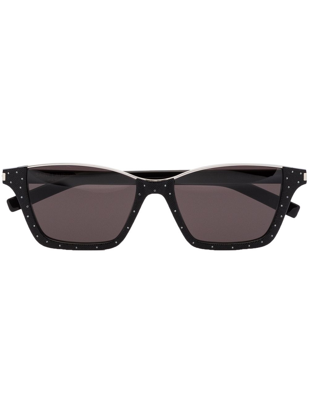 rimless detail studded sunglasses - 1