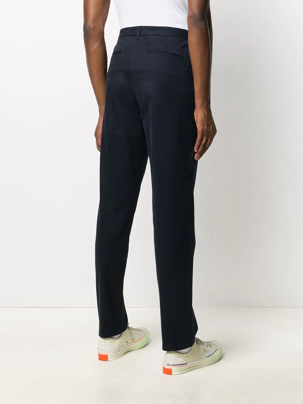 straight-leg tailored trousers - 4