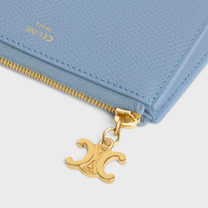 THREE POUCHES SET TRIOMPHE CHARMS IN TRIOMPHE CANVAS & GRAINED CALFSKIN 4