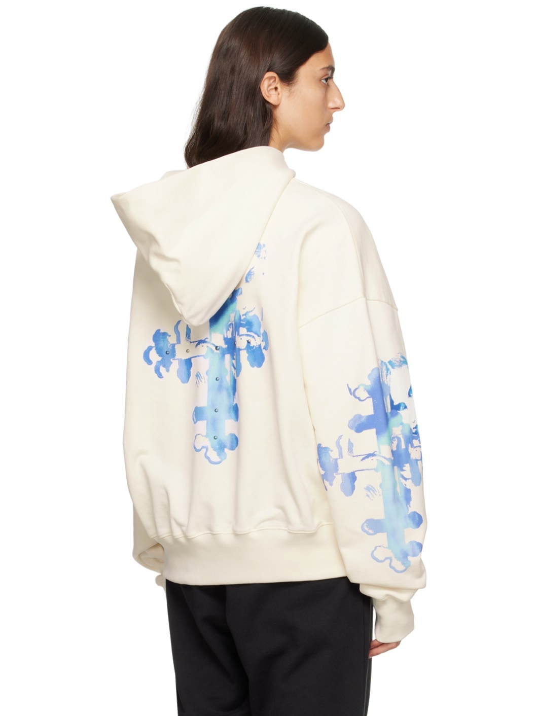 White Gothic Hoodie - 3