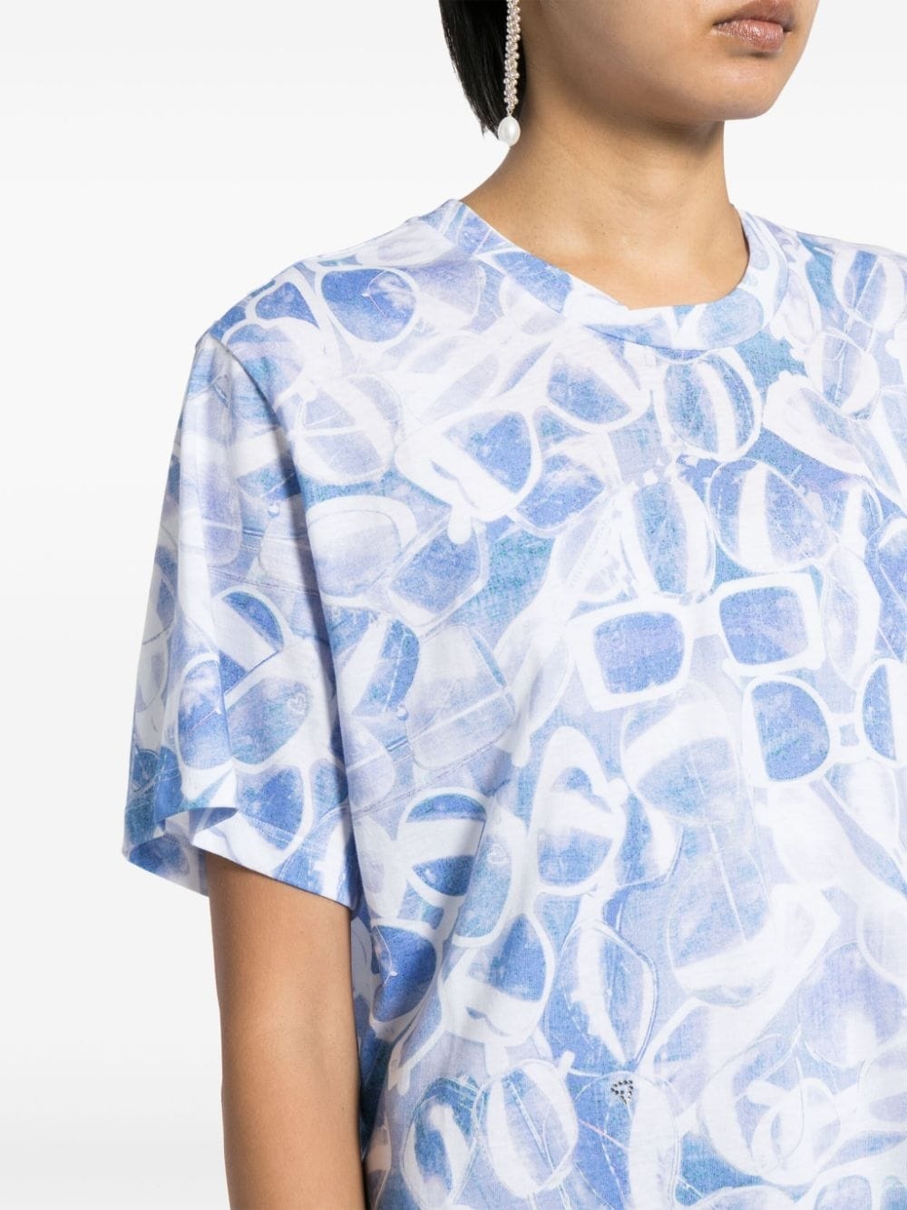 Sunglasses-print T-shirt - 5