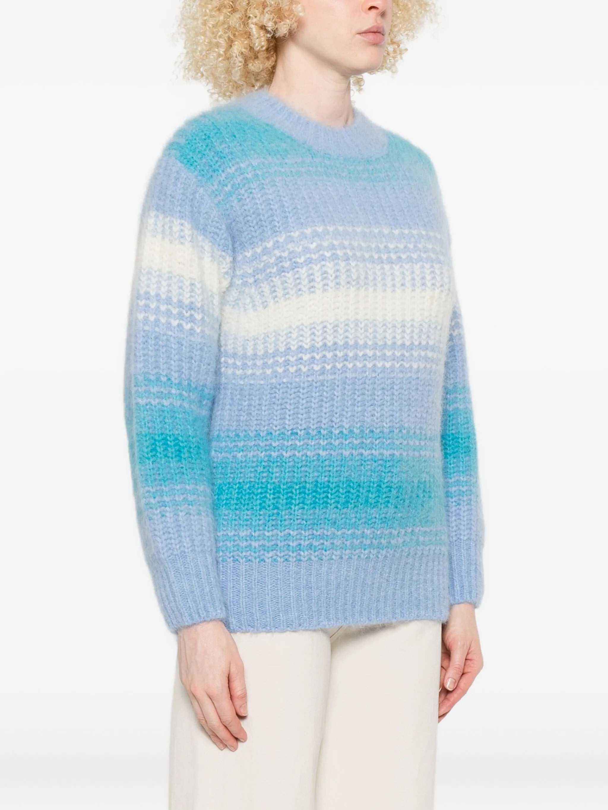 Kenzo Striped Crew-neck Sweater - 3