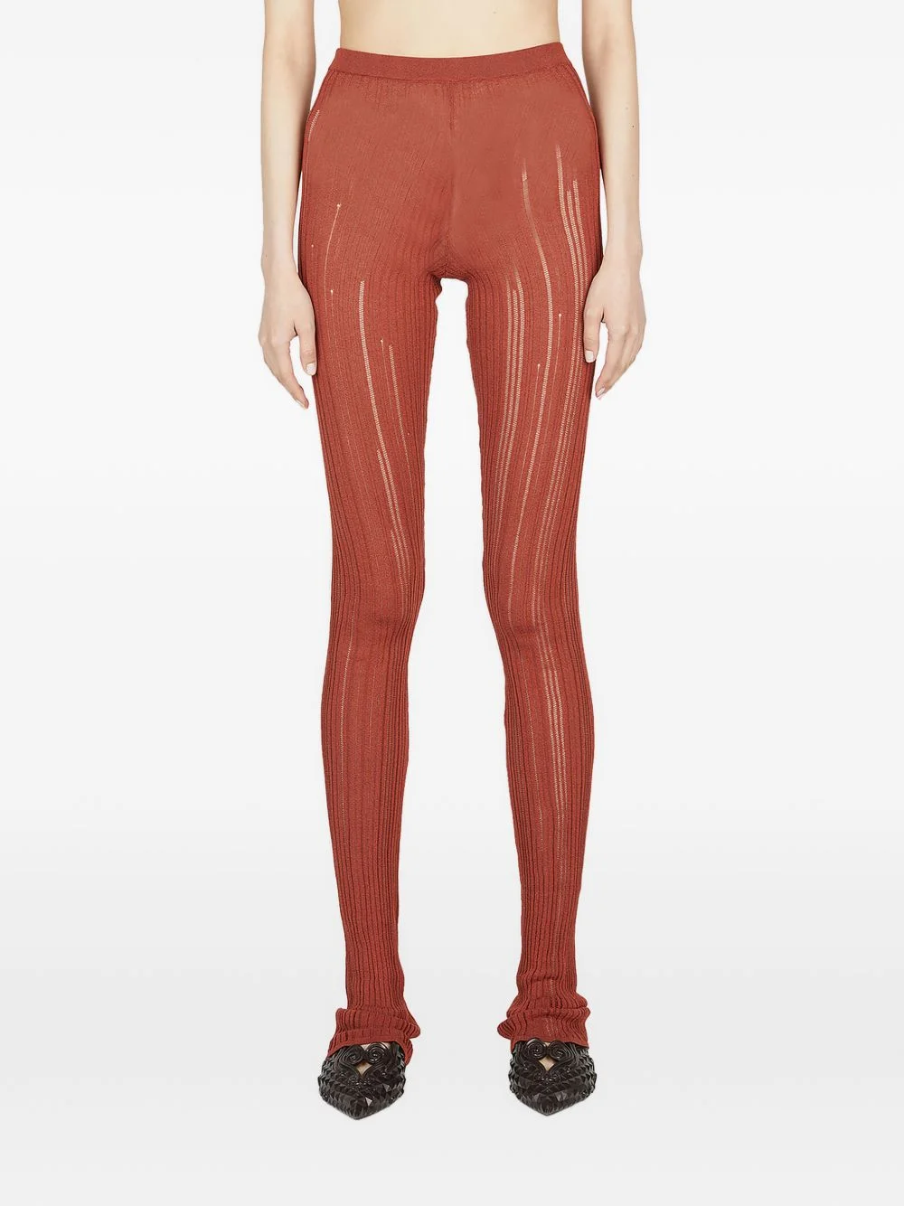 ribbed trousers - 1