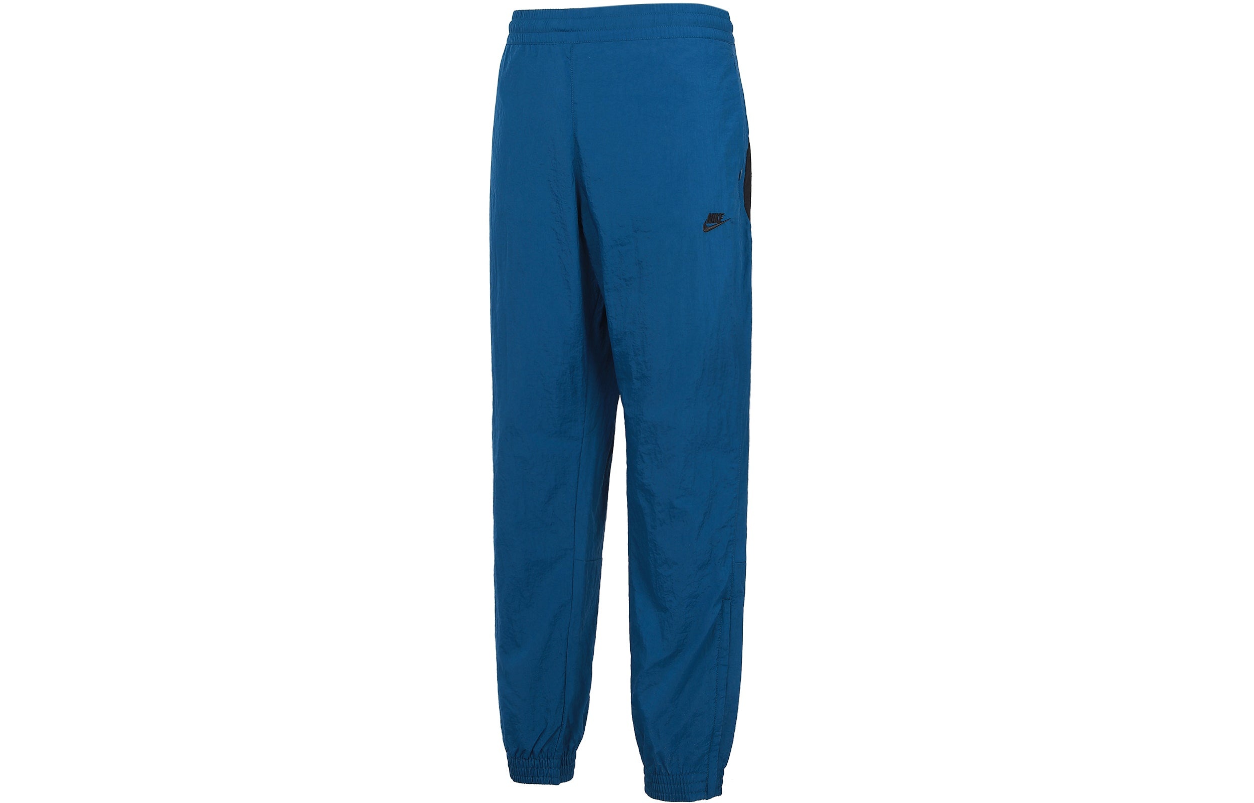 Nike Sportswear NSW Swoosh Woven Pant Zipper Pocket Bundle Feet Sports Pants Blue AJ2300-474 - 2