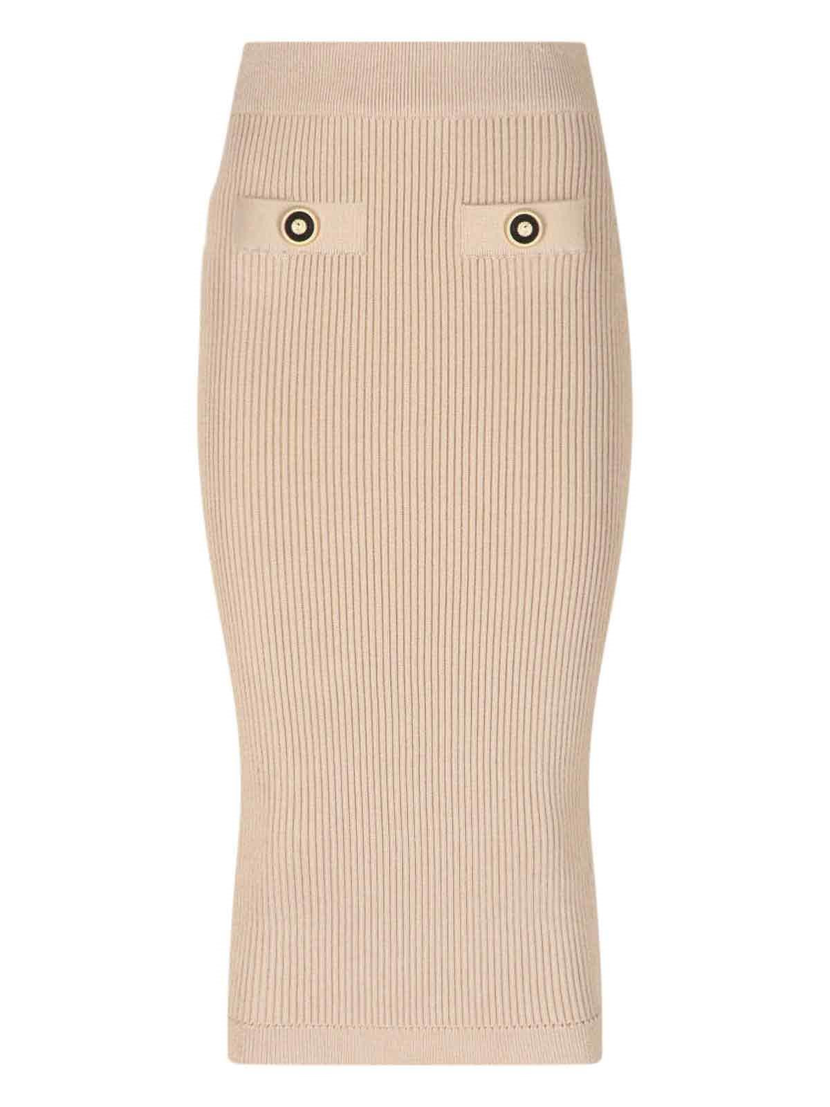 KNIT MIDI SKIRT - 1