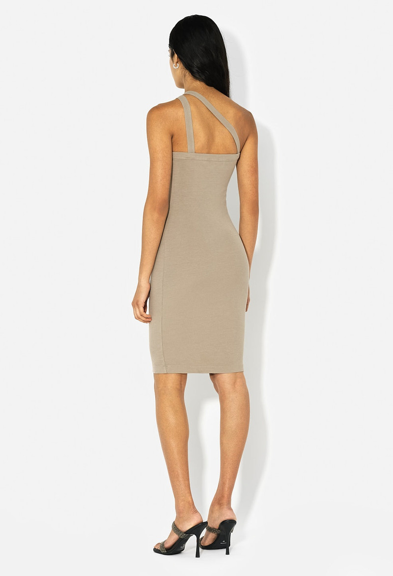 GEMINI RIB ASYM DRESS 4