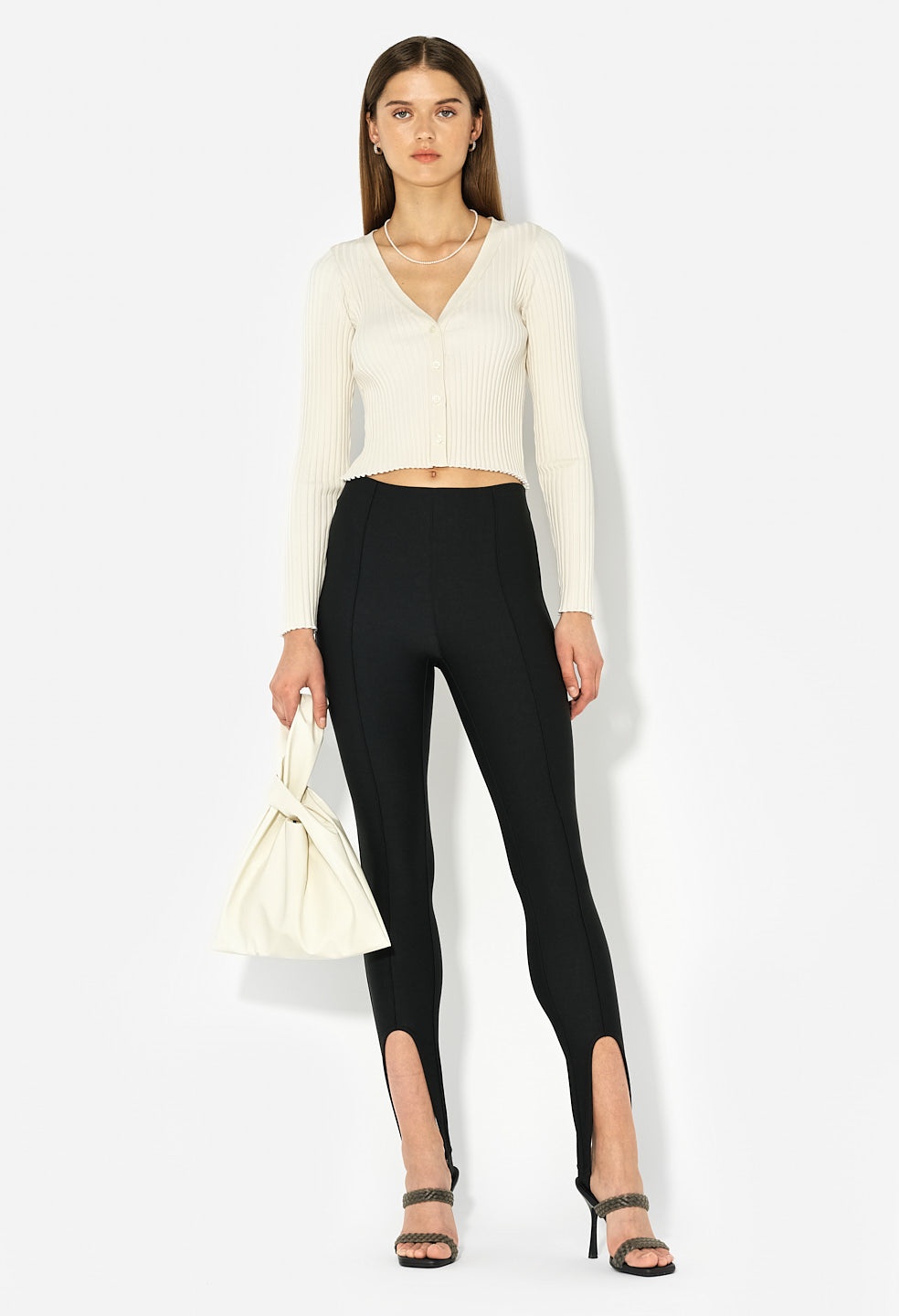 GINZA RIB CROPPED CARDIGAN - 2