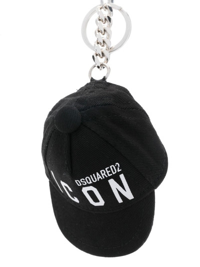 DSQUARED2 Icon logo-print keychain outlook