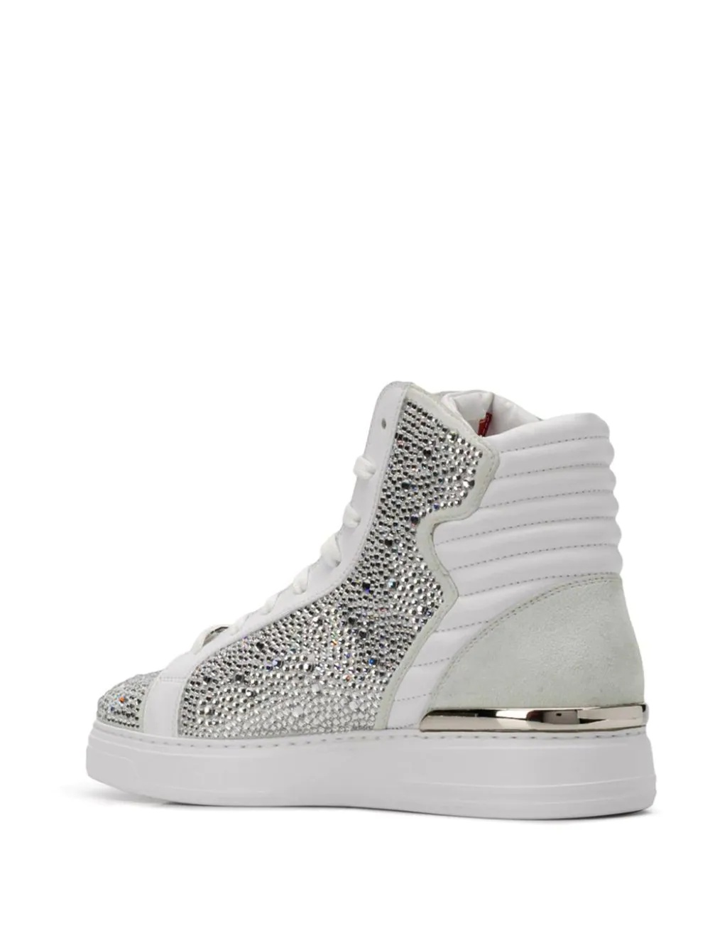 contrast hi-top sneakers - 3