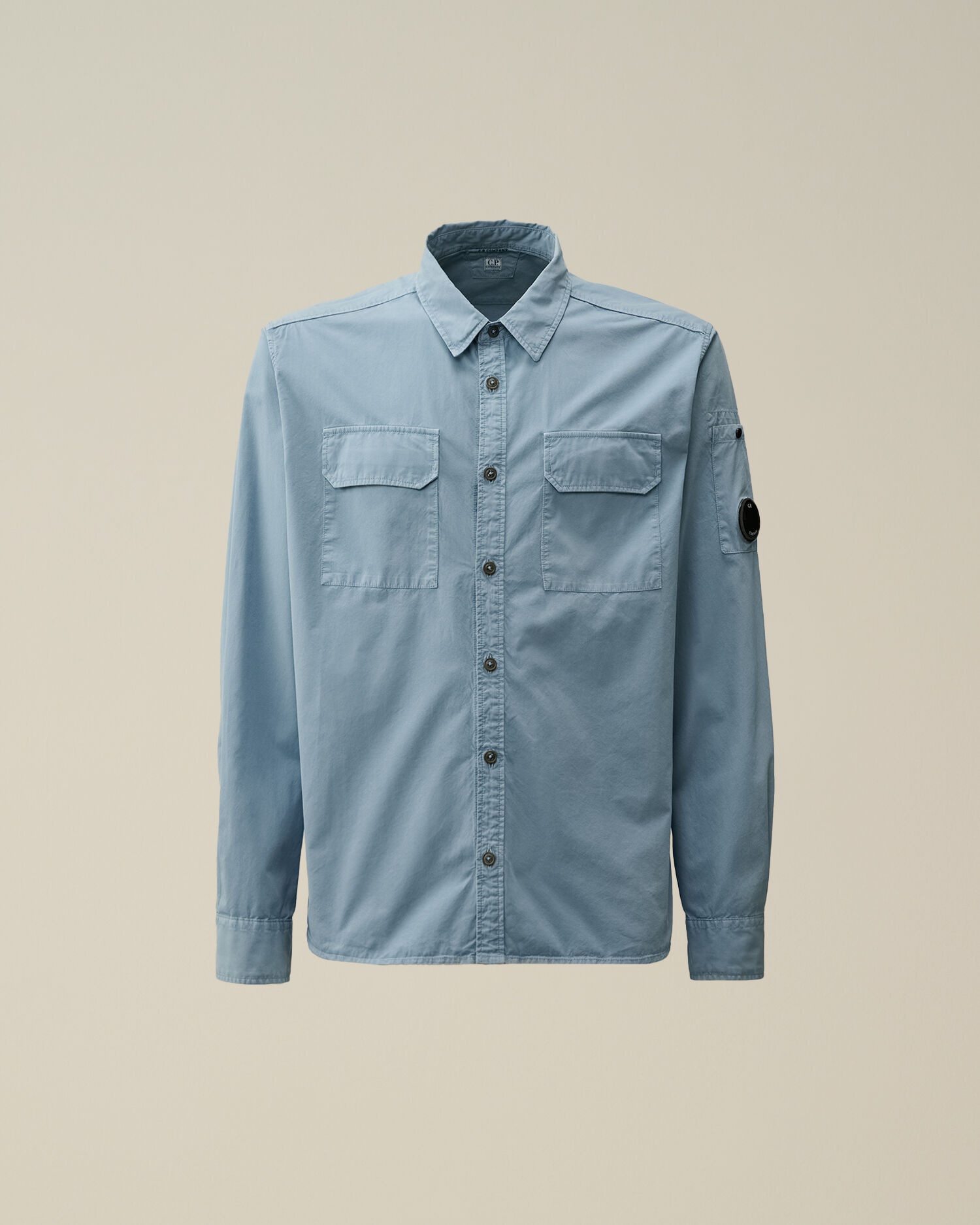 Organic Gabardine Buttoned Lens Shirt - 1