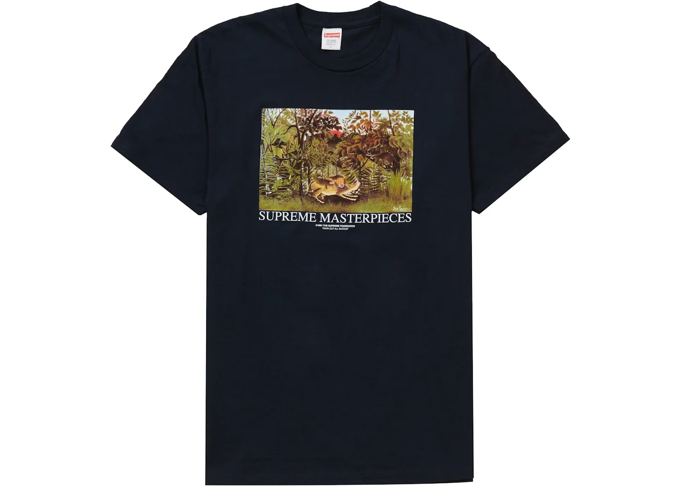 Supreme Masterpieces Tee Navy - 1