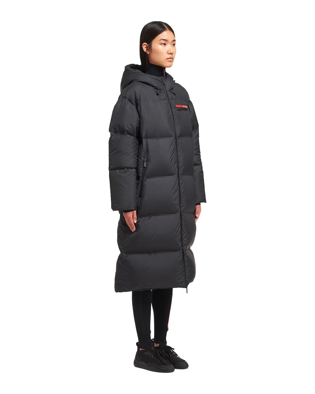 Light Polyester hooded puffer coat - 3