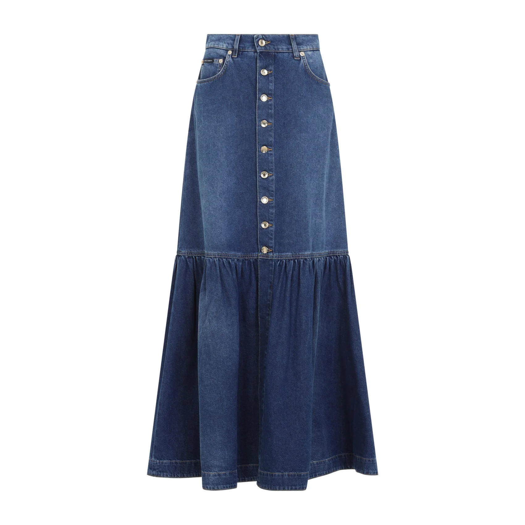 Dolce & Gabbana Long Denim Skirt Women - 1