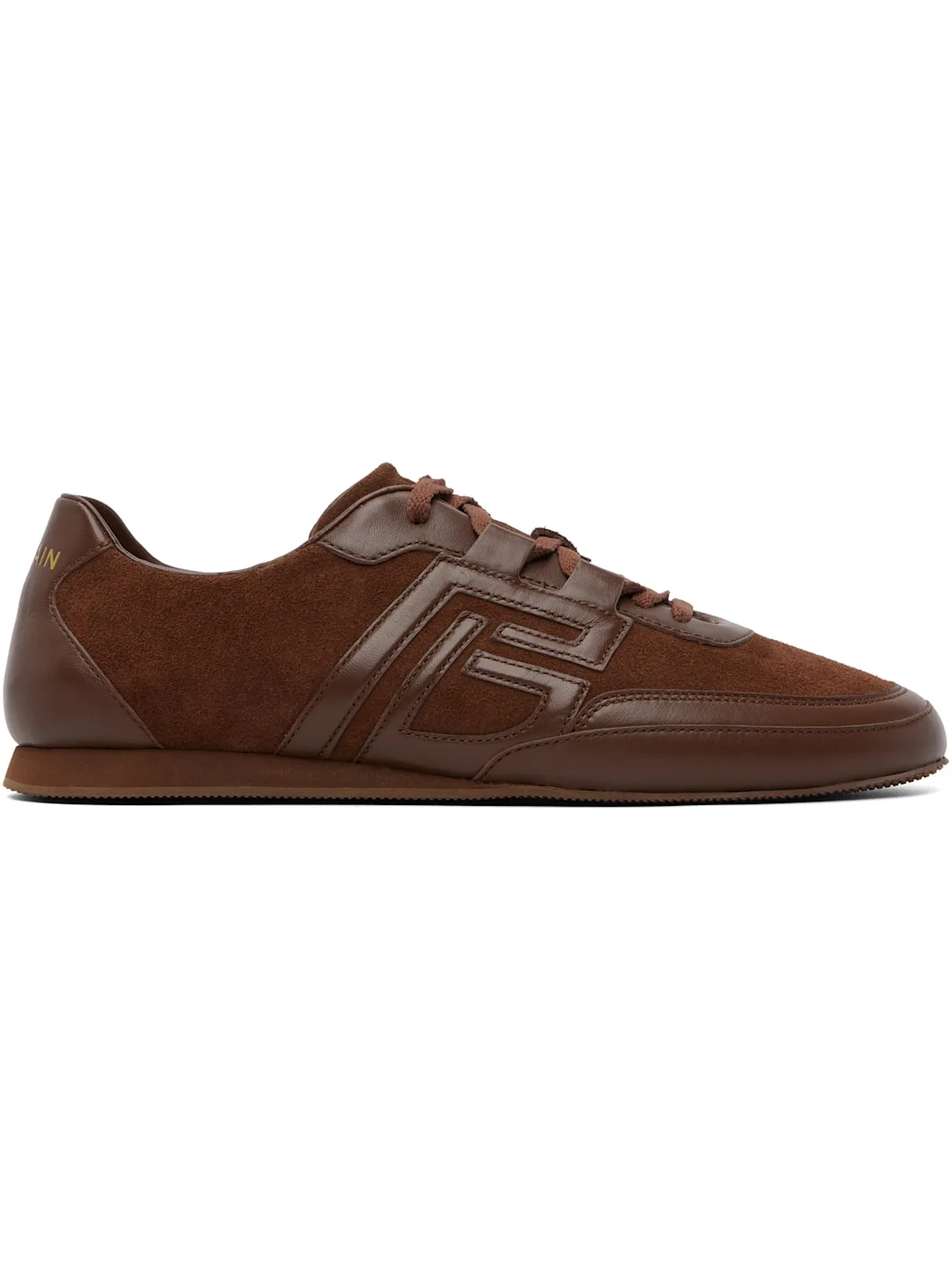 Brown Calfskin Sneakers - 1