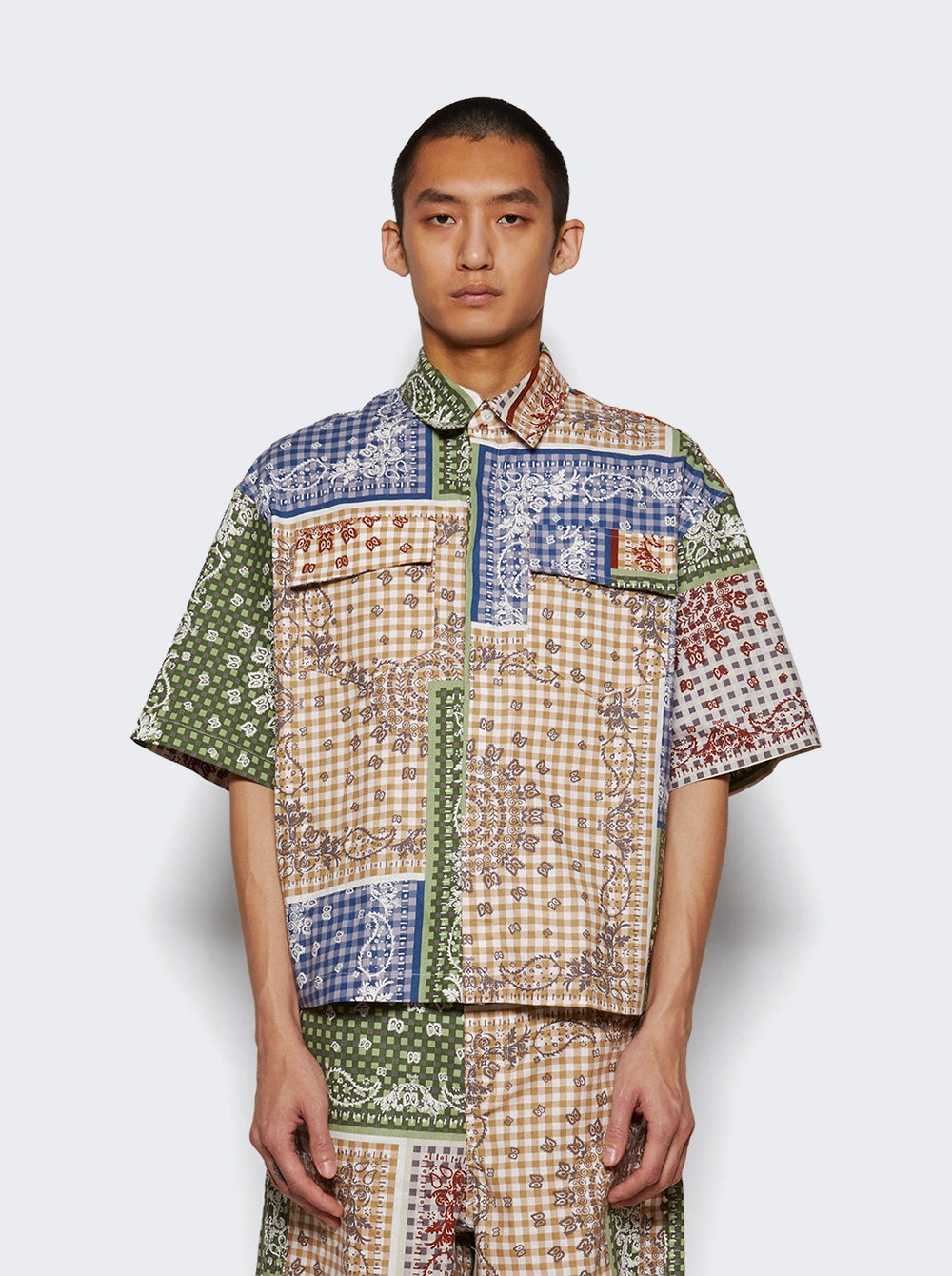 Bandana Boxy Work Shirt Multicolor - 2