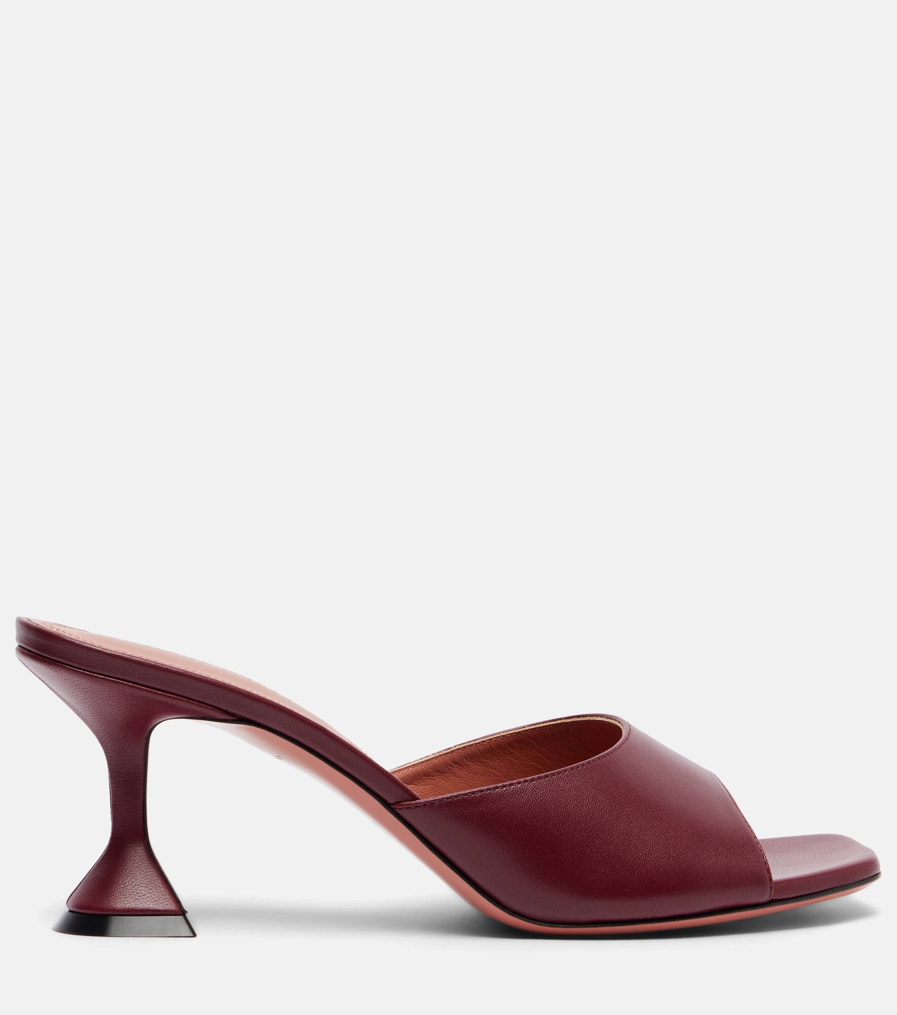 Lupita 70 leather mules - 4