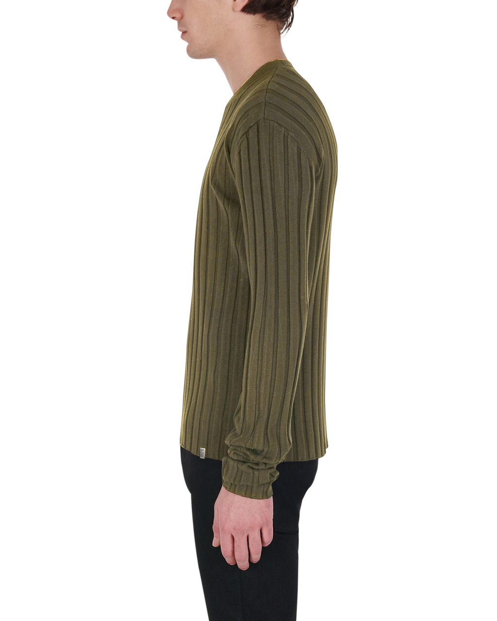 WIDE RIBBED KNIT SWEATER - 4