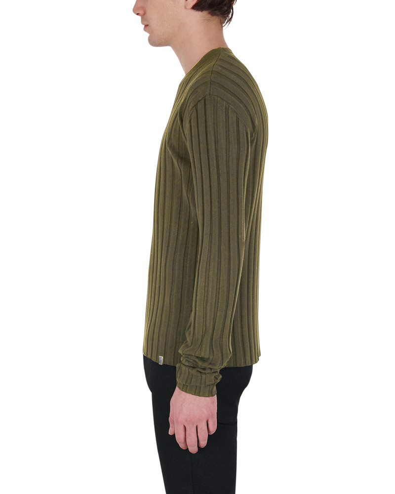 WIDE RIBBED KNIT SWEATER 4