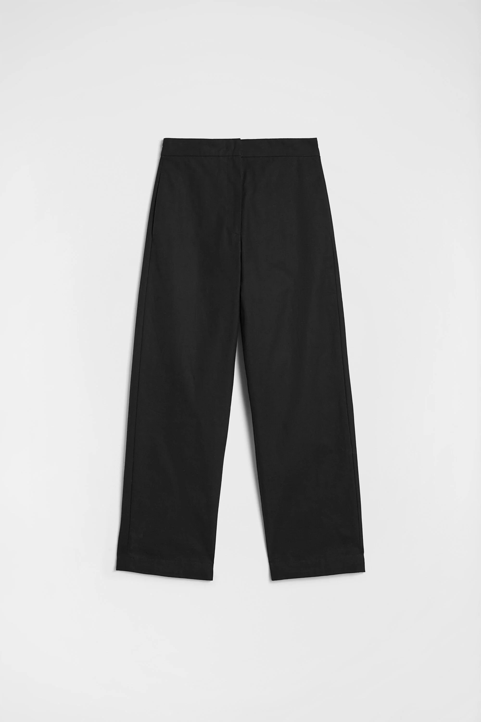 Cotton Tapered Trousers - 1