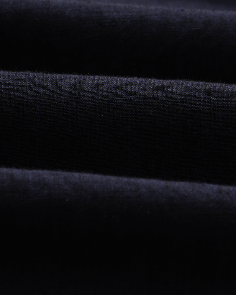 Glencoe - Navy Two-Tone Linen Trousers 11