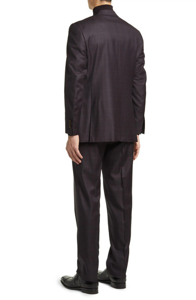 Canali Siena Regular Fit Plaid Wool Suit outlook