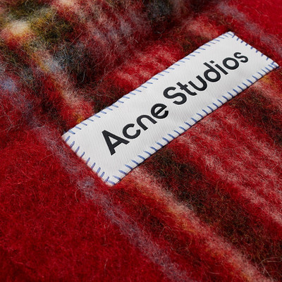 Acne Studios Acne Studios Vally Tartan Scarf outlook