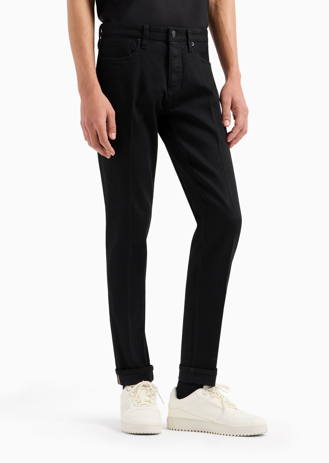J75 slim-fit denim jeans with all-over Ramadan capsule collection rhinestones - 2