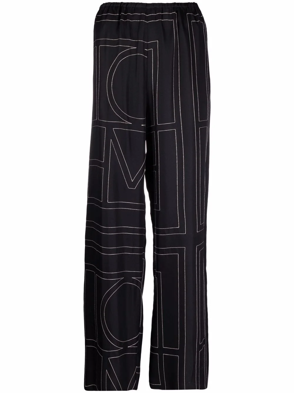 Silk pajama trousers - 1