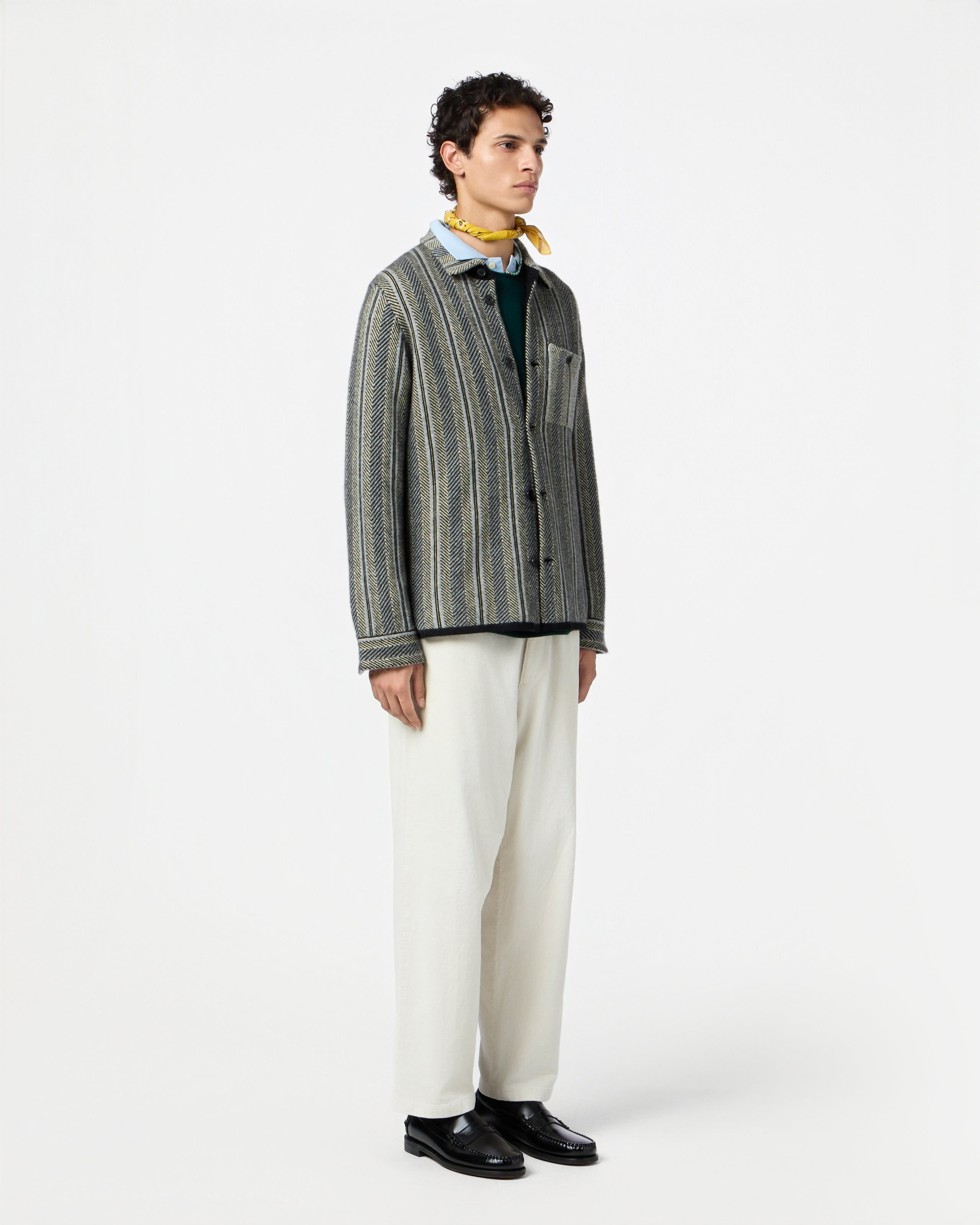Stripe Work Shirt - 5