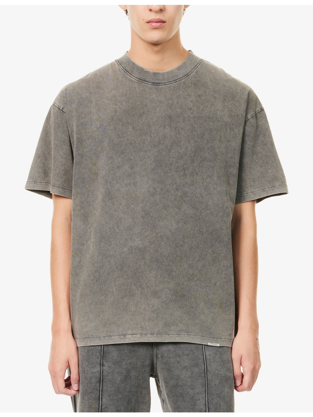Initial Oversized Cotton T-Shirt - 3