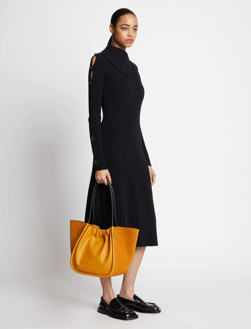 Proenza Schouler Large Suede Ruched Tote outlook