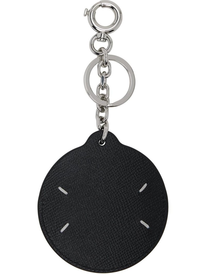 Maison Margiela Black Logo Keychain outlook