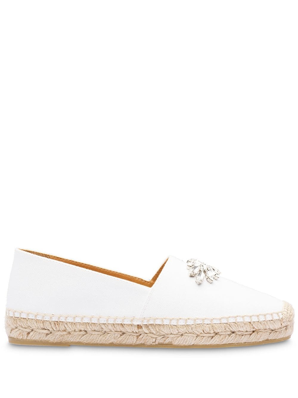 crystal-embellished espadrilles - 1