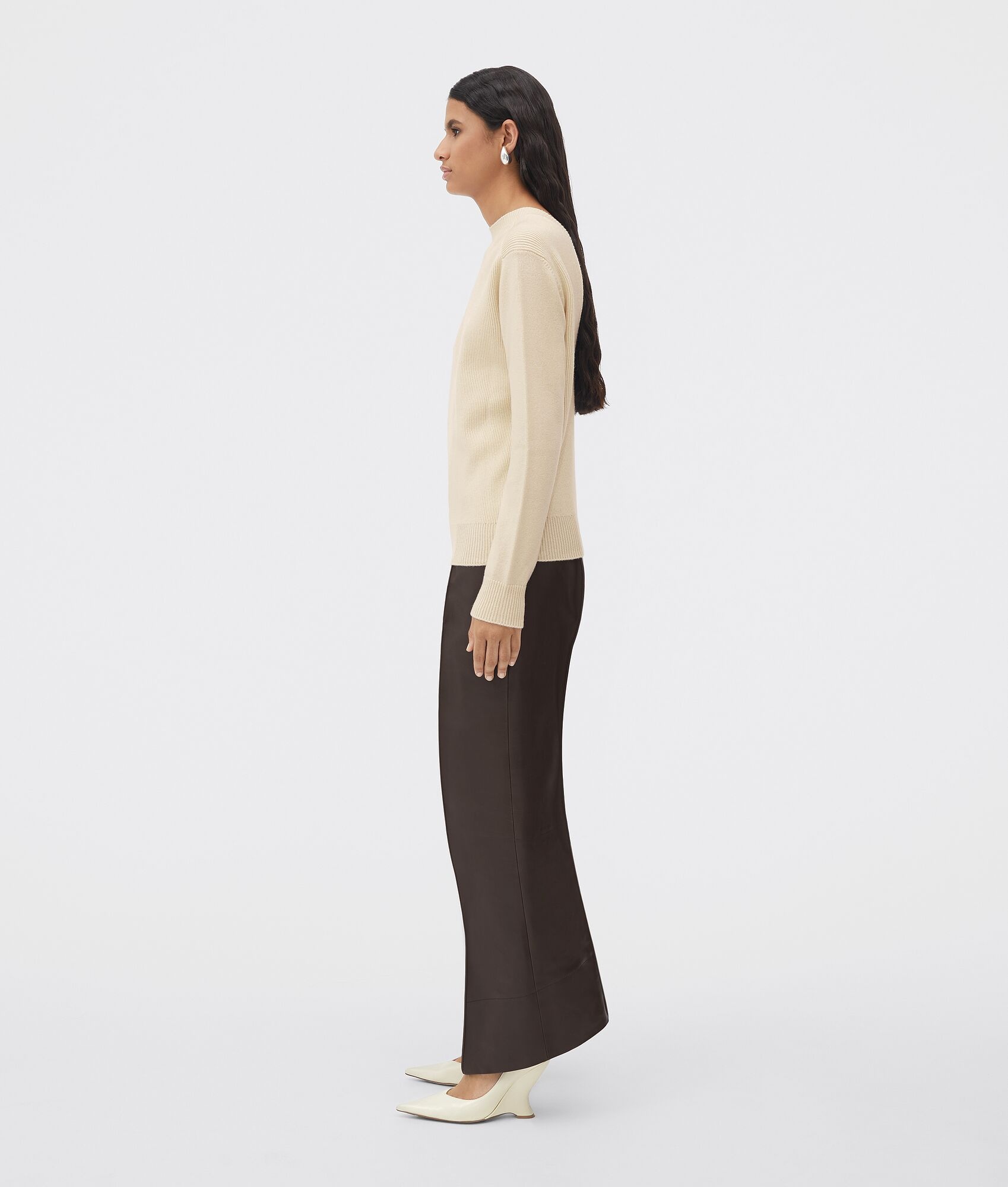 medium weight compact cashmere jumper - 5