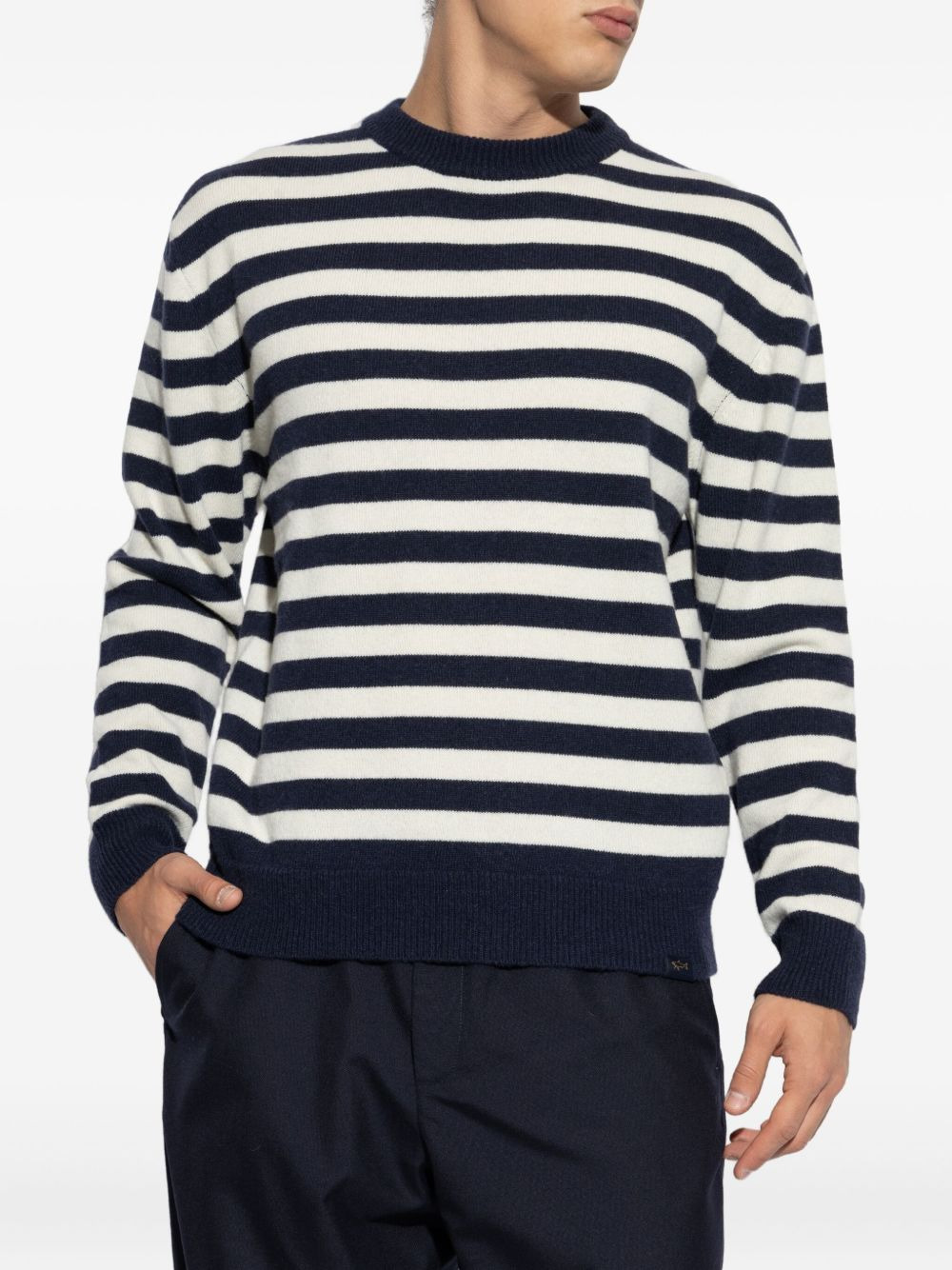 striped wool sweater - 2