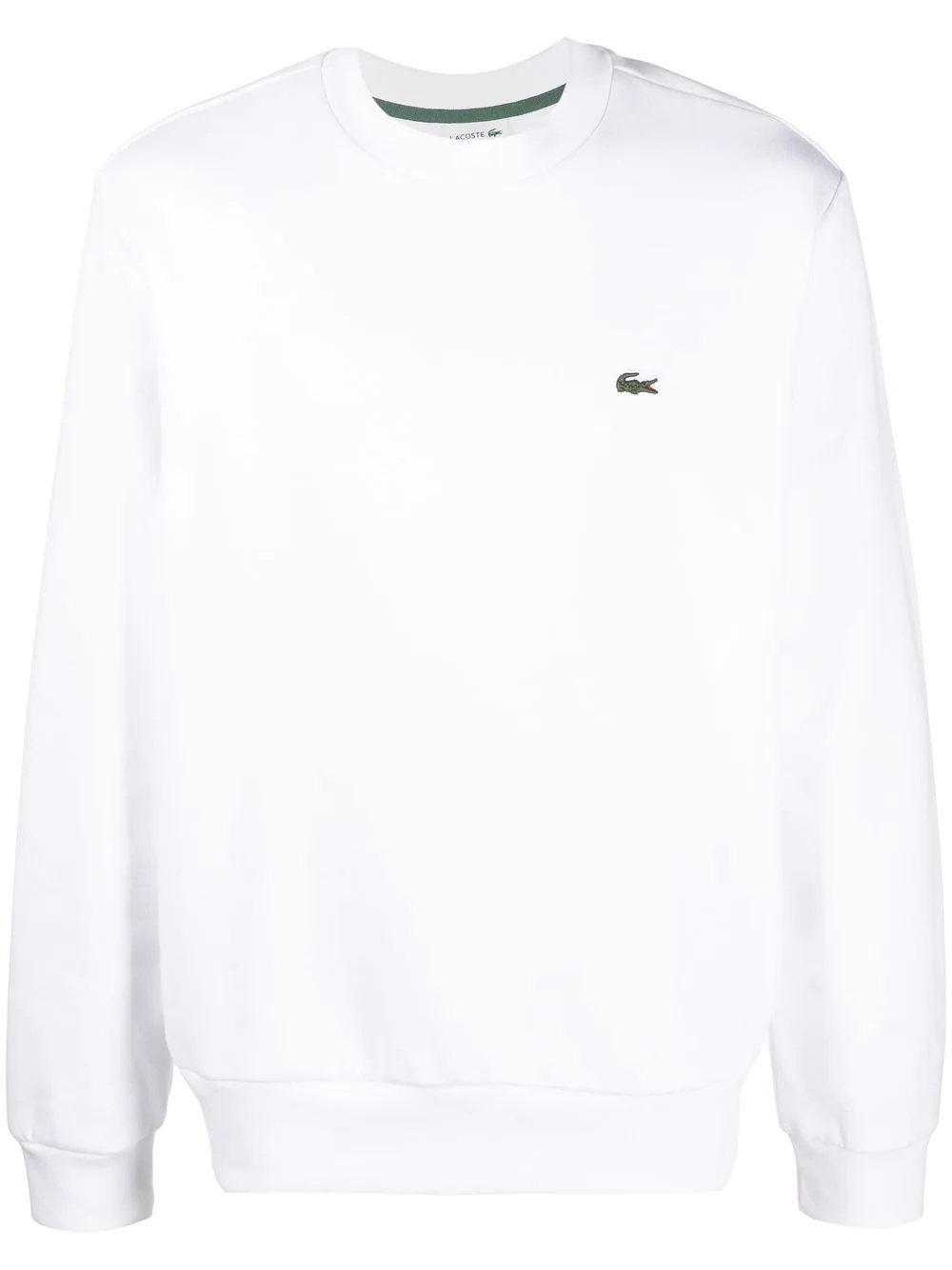 logo-embroidered crew neck jumper - 1