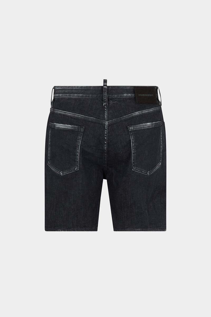 BLACK CLEAN WASH MARINE SHORTS - 2