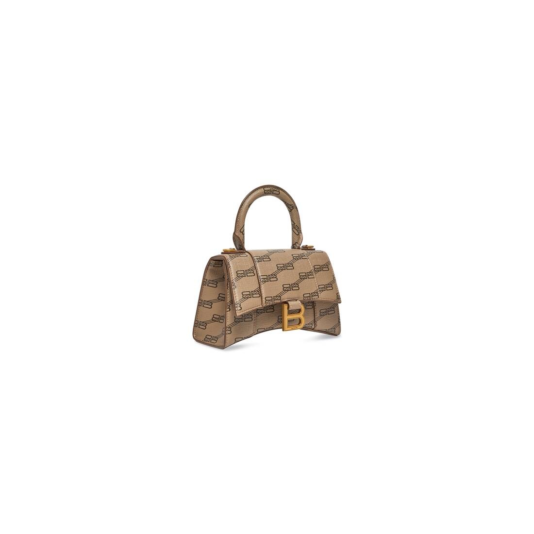 hourglass xs handbag bb monogram coated canvas - 2
