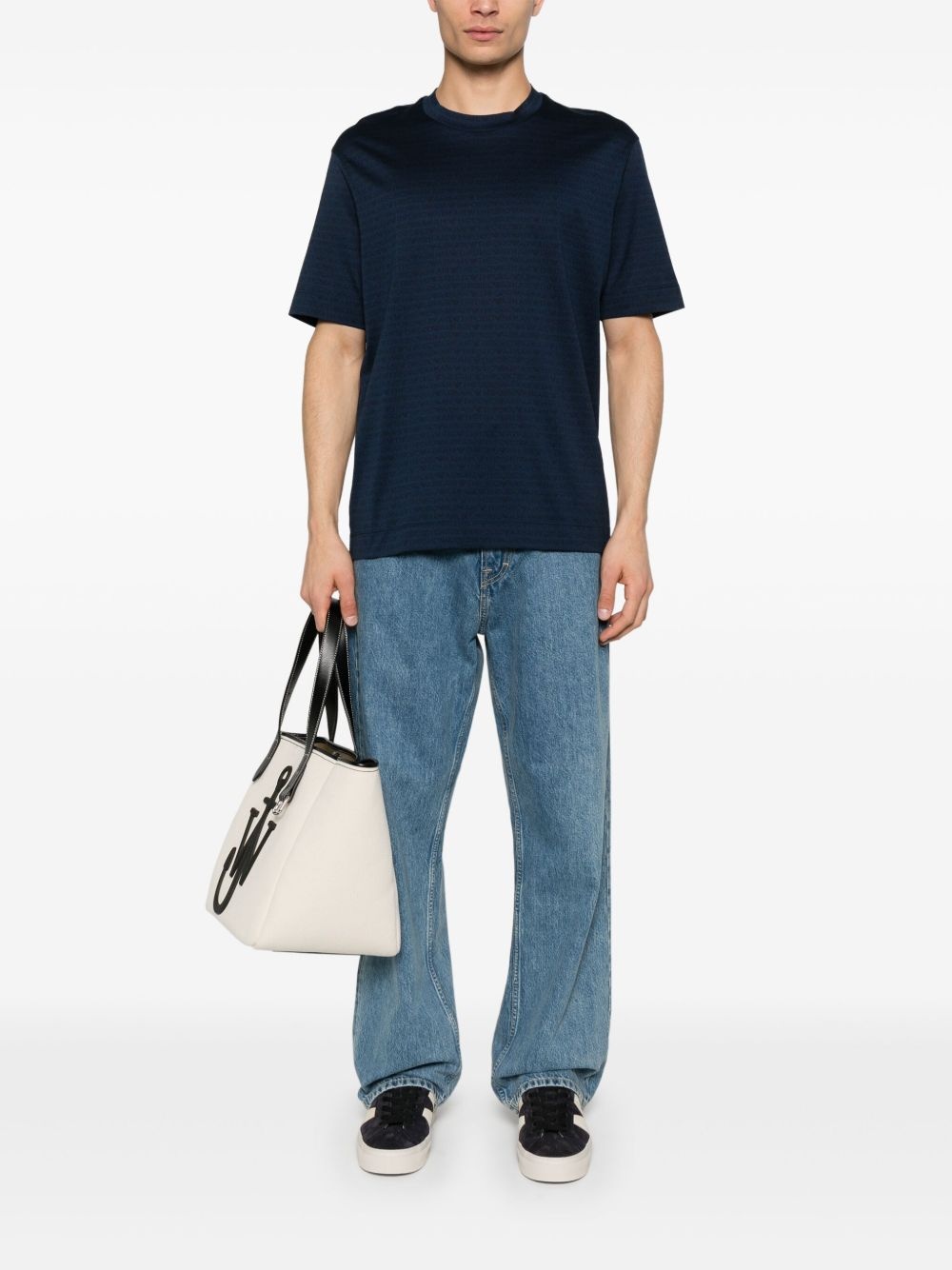 logo-jacquard T-shirt - 2