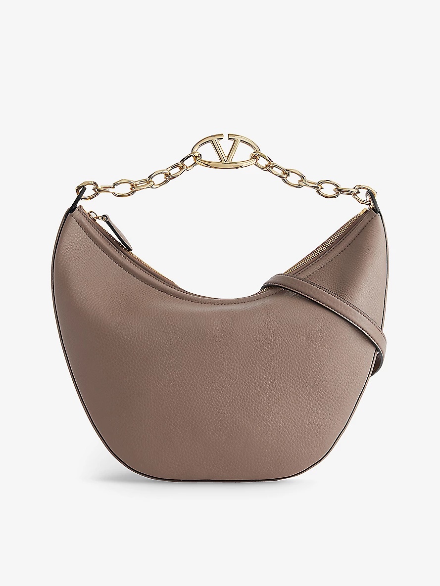 Moon small leather shoulder bag - 1