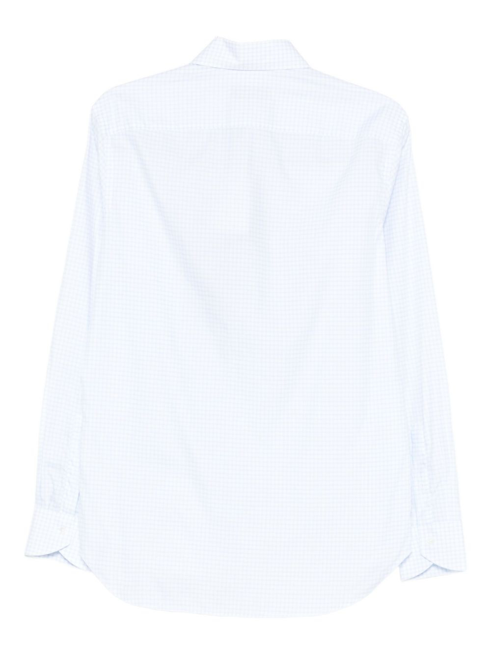 gingham-check shirt - 2